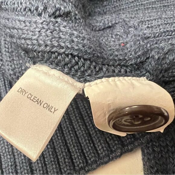 Alex Cannon cable knit merino wool sweater L - Picture 6 of 7